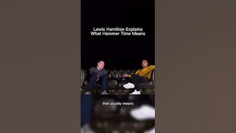 What Hammer Time Actually Means #f1 #lewishamilton