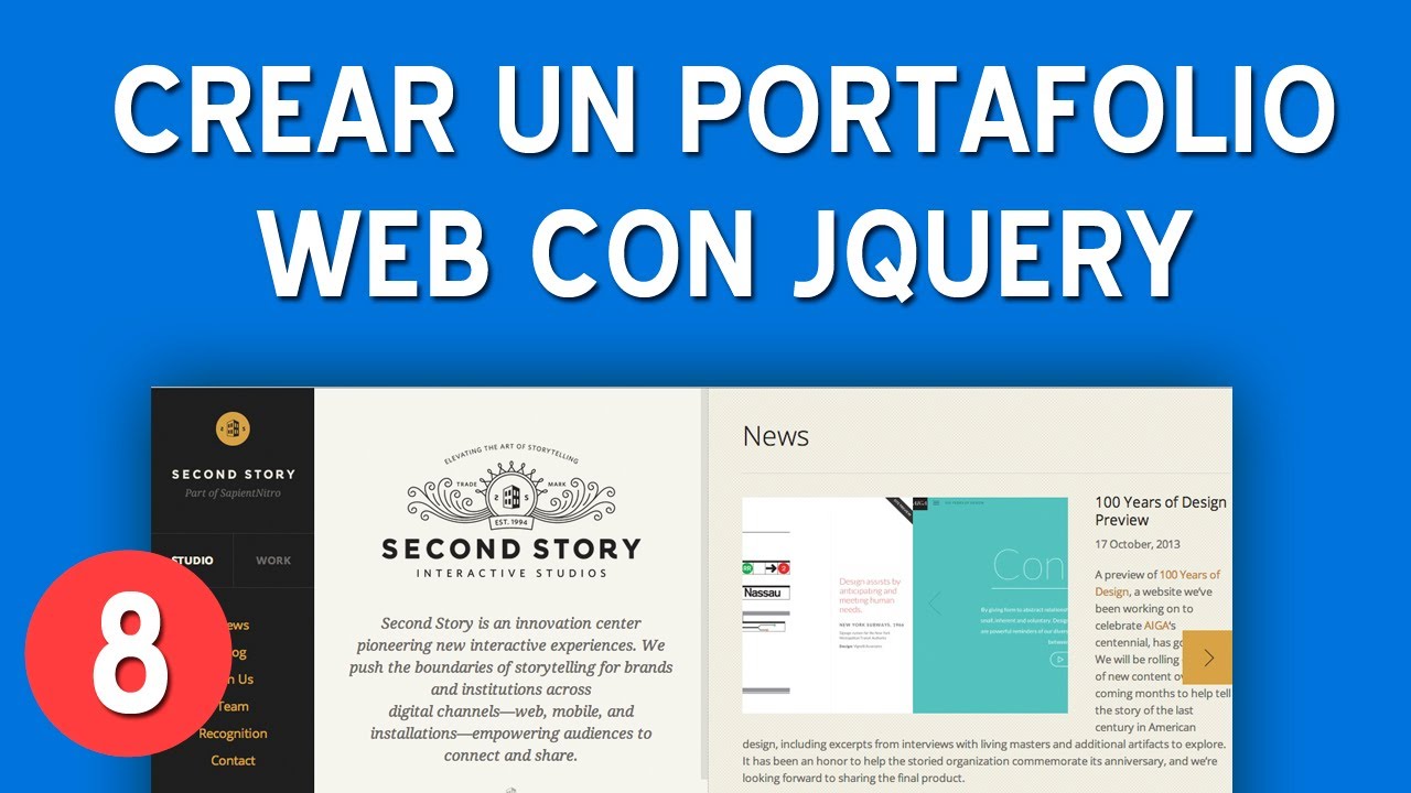 #8 Portafolio web con jQuery - Plugin Slider 1