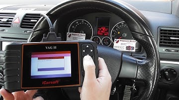 iCarsoft VAG II VAWS II Airbag reset Mk5 VW Golf
