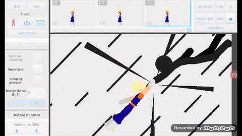 My first stick nodes video frame and with tweening
