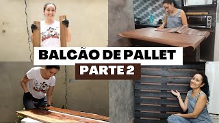 Adesivando bancada - Balcão parte 2