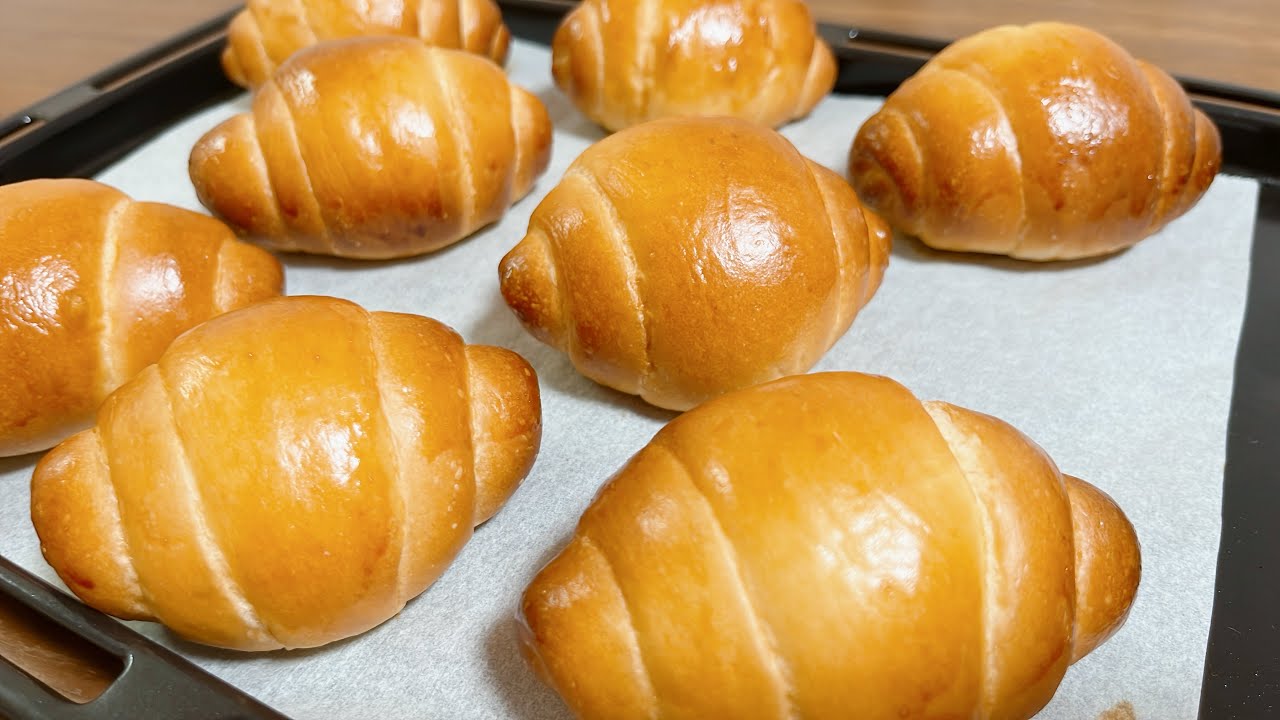 【手作りパン】しっとりふわふわ　バターロールの作り方 / butter roll