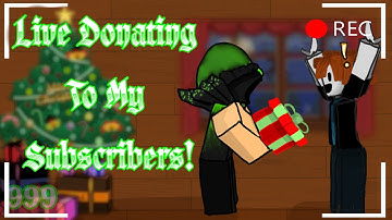 [339/365] ROBLOX - FUNDRAISING MONEY FOR MY DAD💸DONATING TO SUBSCRIBERS💸FREE ROBUX ON PLS DONATE💸