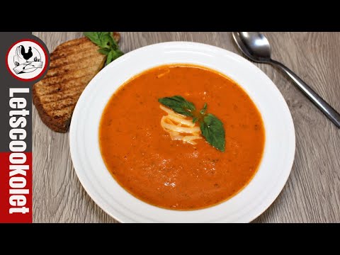 Tomato and Basil Soup Recipe easy