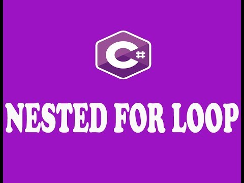 NESTED FOR LOOP IN C-SHARP ( URDU / HINDI )