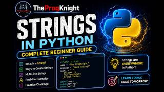 Python Strings Explained in 10 Minutes 🔥 | Complete Beginner Tutorial
