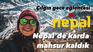 Karda Saatlerce Mahsur Kaldık - Everest'e Motosikletle Çıkmak #dünyaturu #nepal #everest