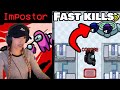 Valkyrae and Corpse Imposter Speedrun | The Best Drunk Among Us Duo Killing Spree | ALL POV REACTION