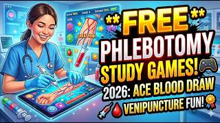 🎮 Free Phlebotomy Study Games 2026: Ace Blood Draw & Venipuncture with Fun Practice! 💉