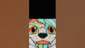 Pixel Geometry Nodes - Hamp #pixelart #pixels #blender