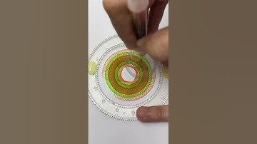 Satisfying Spirograph ASMR Art | Helicopter Helicopter Sounds! #art #shorts #spirograph #asmr