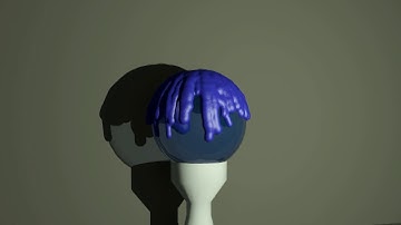 Wax Dripping Particle Effect