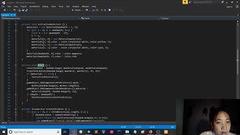 Basic Unity 04 Constructing a Fractal by Elbananda Permana 23218306