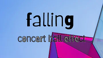 Trevor Daniel - Falling [Lyrics] [ concert hall effect ]