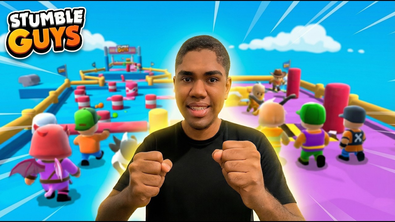STUMBLE GUYS AO VIVO! ESQUECI COMO SE JOGA! LIVE SHORTS!