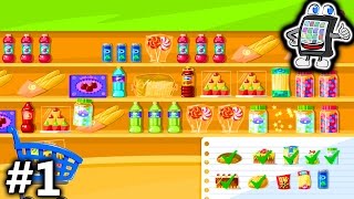 SUPERMARKT APP Bubadu - Spiel für Kinder - EINKAUFEN UND VERBRECHER FANGEN! screenshot 2