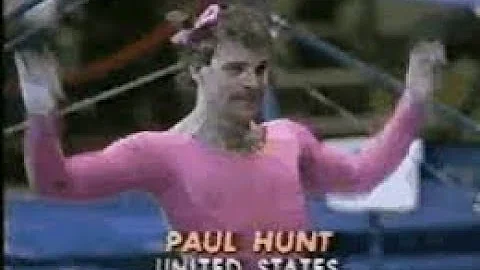 Paul Hunt gymnastic comedy routine compilation