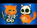 КОТЕНОК БУБУ Скелет - 1 серия #105 Кид и котик Bubbu против Крыса в больнице. Мультик про кота