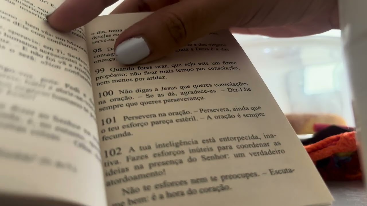 Parte 3 - ASMR lendo Caminho 🇻🇦