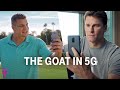 Tom brady  rob gronkowski  big game ad  thegoatin5g  tmobile