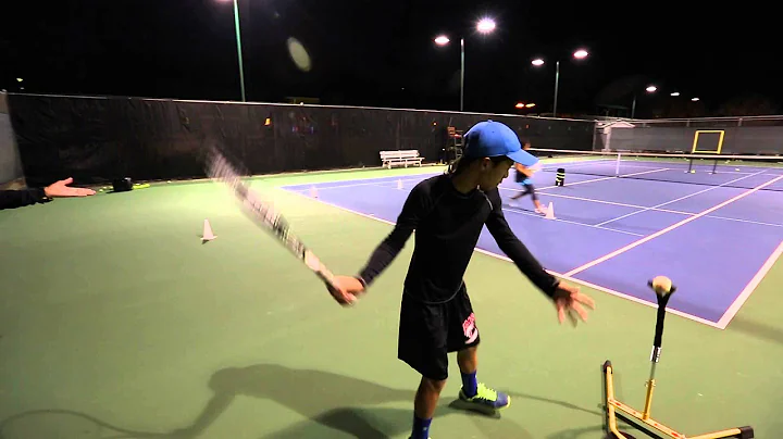 Tips on Tennis with Ken DeHart - 5 cone drill