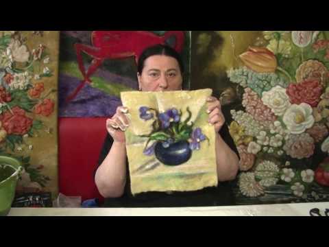 თექაზე მუშაობა