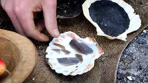 How did hunters and gatherers make their tools and what did they use them for?