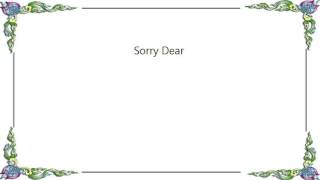 King Diamond - Sorry Dear Lyrics