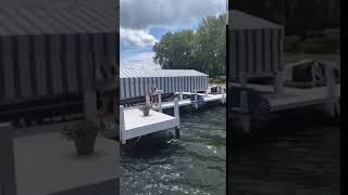 Woman Jumps From Moving Boat on Deck to Deliver Mail but Fails to Jump Back - 1134837