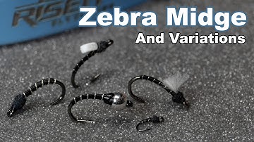 Zebra Midge - With some Variations - Midge Fishing Fly