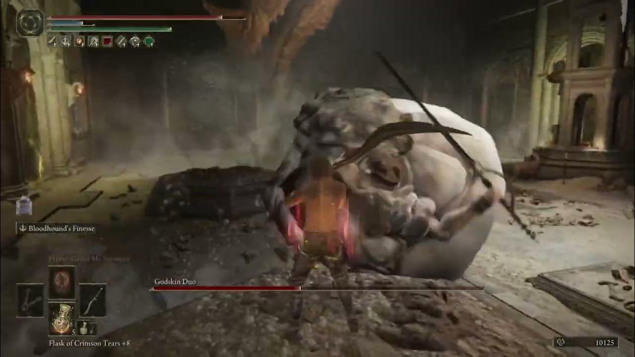 Elden Ring Godskin Duo easy kill using sleep pots & BHF YouTube