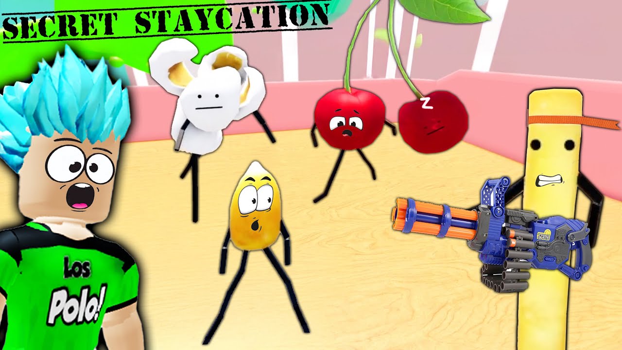 Fiesta de jugos!! BATALLAS de alimentos en Secret Staycation, VACACIONES SECRETAS!!