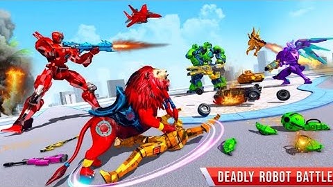 Tank Robot Car Games - Multi Robot Transformation | Android Gameplay #2