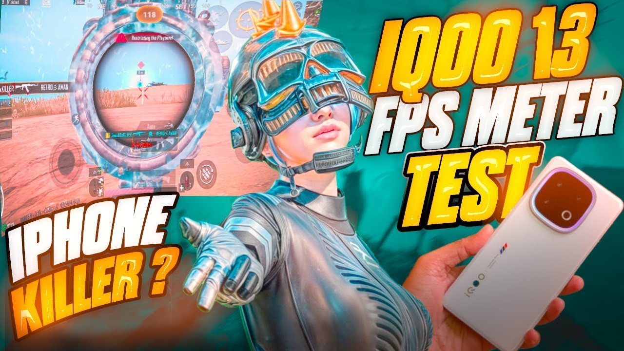 IQOO 13 BGMI TEST WITH FPS METER 😲🔥 | LIVE TEST | PERFORMACE & GAMEPLAY ...