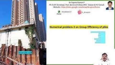 Efficiency of pile group | Pile foundation | Geotechnical | Pile Group Capacity | KTU | GATE | VTU |