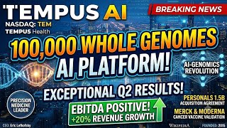 [Deep Dive] Tempus AI | Achieving GAAP Profitability! Breaking Down Q2 Earnings & $1.1B M&A(TEM)