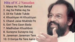 Top 10 Hit Songs of K.J Yesudas - Old is Gold