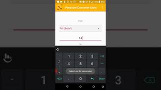 Pressure - unit converter screenshot 2