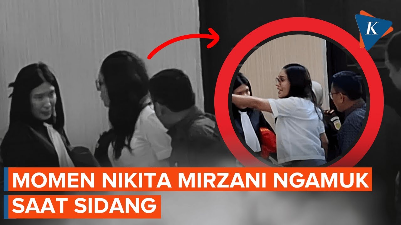 Momen Nikita Mirzani Ngamuk Saat Sidang, Cekcok dengan Jaksa
