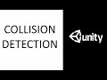 COLLISION DETECTION - UNITY (OnTriggerEnter2D and OnCollisionEnter2D)