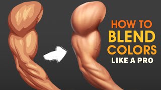 How To BLEND COLORS Like A Pro (For Beginners) | Photoshop Digital Painting Tutorial screenshot 3