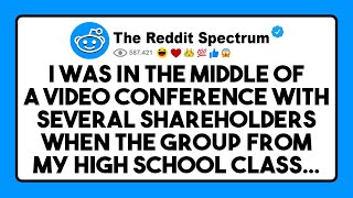 I was in the middle of a conference with several shareholders when Reddit Stories
