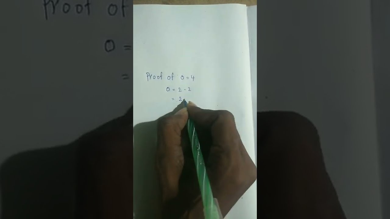 Proof Of 0 4 Maths