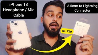 iPhone 13 Headphone/ Mic Connector Unboxing  | 3.5mm to lightning cable