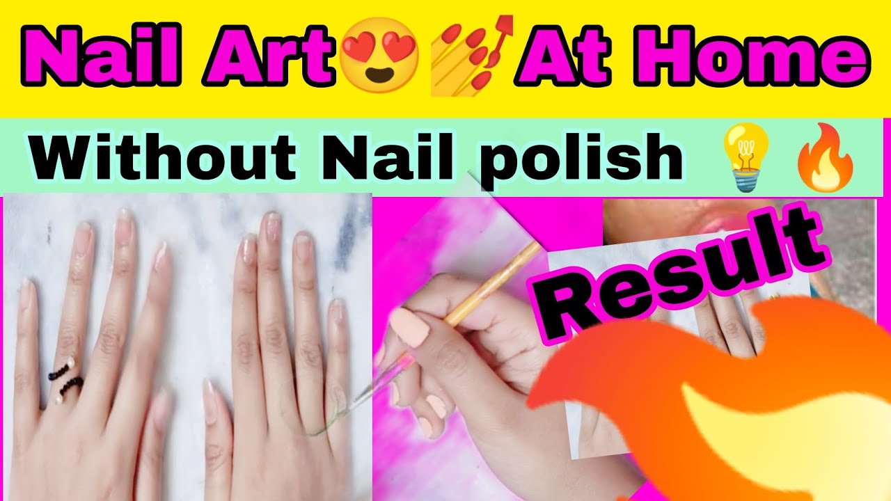 Without Nail polish Do Nail Art😱nailart createrdivyagoswami YouTube