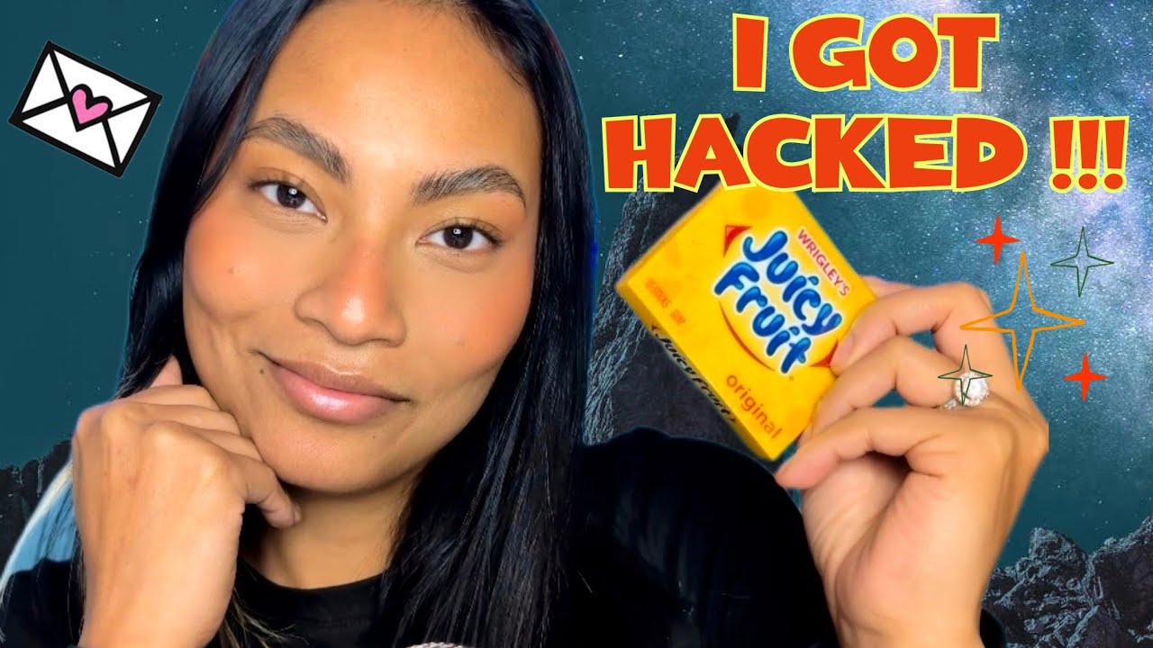I GOT HACKED....ASMR Chat With Me While Chewing Juicy Fruit Gum