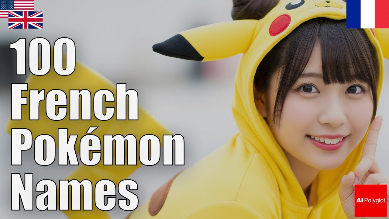 100 French Pokémon Names | Natural Listening | Must-Know - YouTube