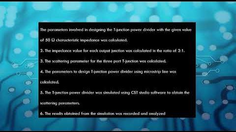 LAB 2 - T-JUNCTION POWER DIVIDER