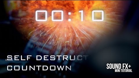 Self Destruct Countdown - Sound Effect