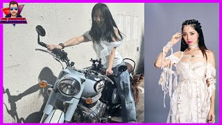 SAKI (ex-NEMOPHILA) on a Motorcycle